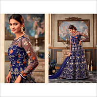 विभिन्न रंगों के डिज़ाइनर अनारकली सूट में उपलब्ध