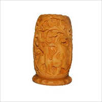 लकड़ी का पेन स्टैंड होल्डर