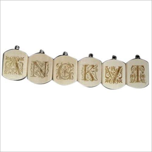 Customized Wooden Keychain - Wood Material, Available In Different Sizes, Polished Finish | Personalized Gift And Promotional Item