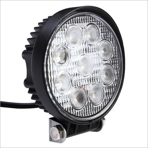 Fog Lamp - Round 9 LED 27W (9V-24V) | Bright White Light, Durable Design, Waterproof Rating