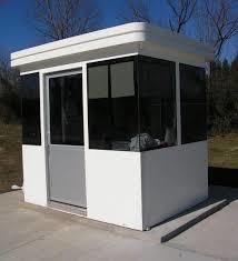 Grey & Blue Security Cabins