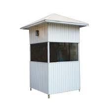 Grey & Blue Security Cabins