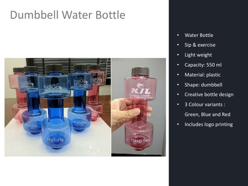Dumbbell Water Bottle