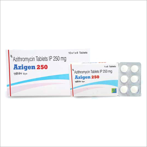 250 मिलीग्राम एज़िथ्रोमाइसिन टैबलेट आईपी