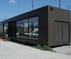 White & Blue Portable Office Container