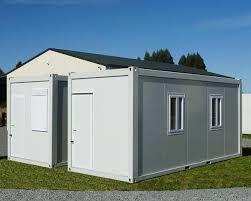 Grey Prefabricated Shelter Container