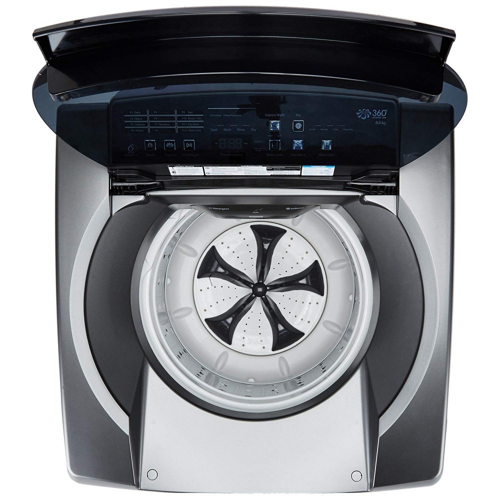 Grey Whirlpool 7.5 Kg Fully Automatic Top Load Washing Machine