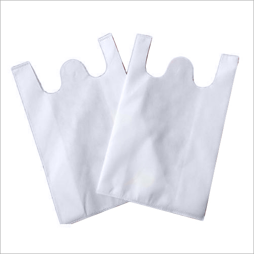 With Handle Plain W Cut Non Woven Bag