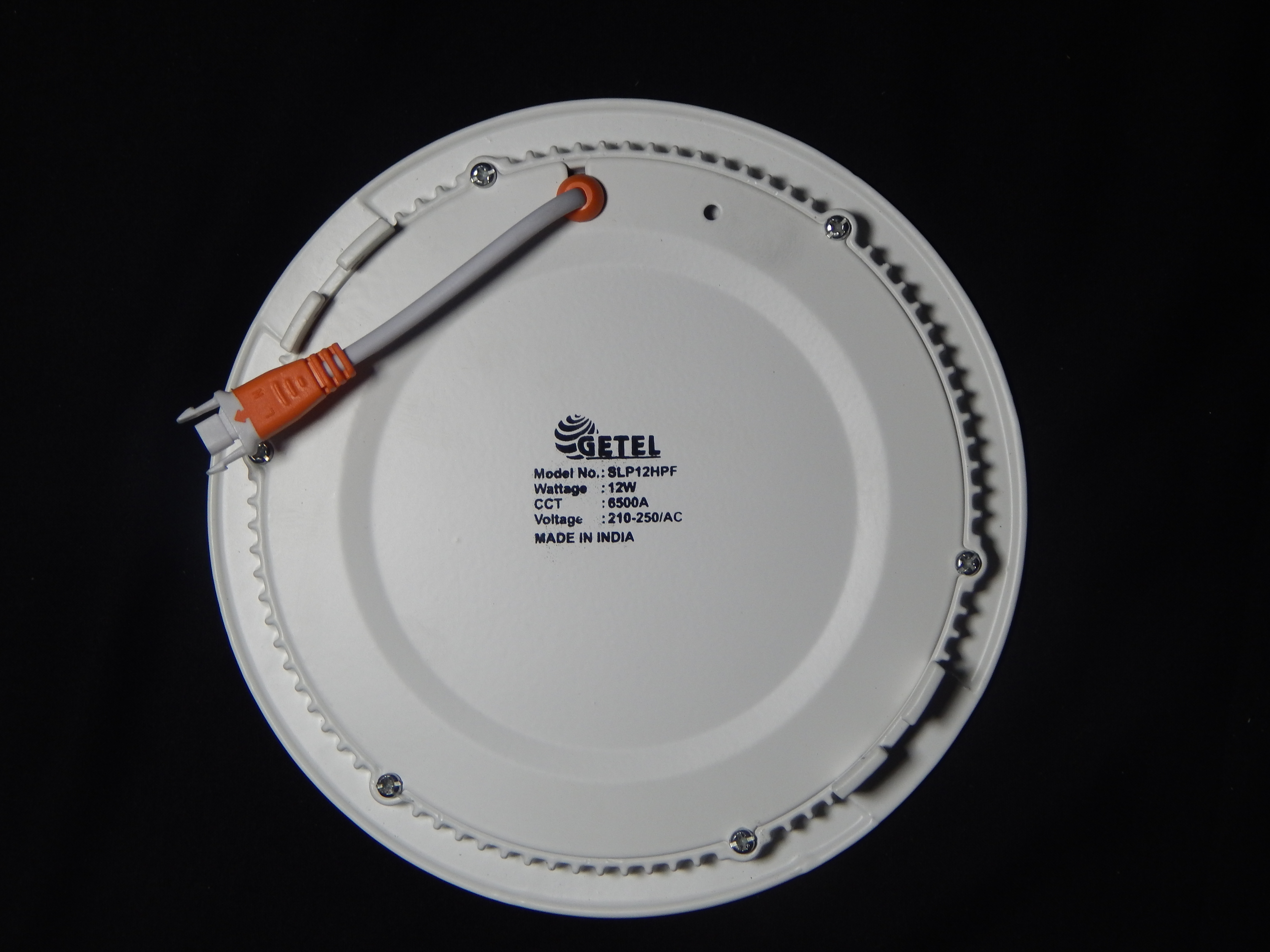 12w Round Panel Light Application: Industrial