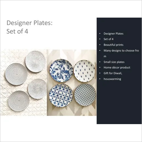 Designer Plates Set of 4