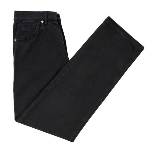 Black Mens Stretchable Denim Jeans