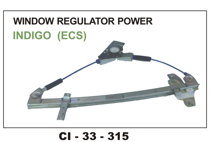 Window Regulator Power INDIGO (ECS) - Durable Mechanism , Compatible with 4 Wheeler Vehicles, Comes with Warranty