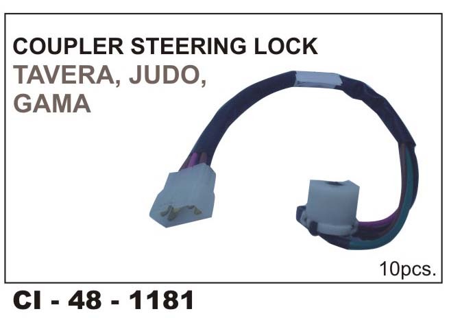 Coupler Steering Lock TAVERA, JUDO, GAMA - Durable Metal Design, 4 Wheeler Compatibility | Warranty Included, Secure Steering Solution