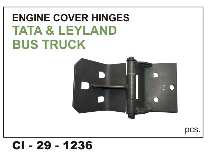 Engine Cover Hinges TATA & LEYLAND BUS TRUCK - Durable Metal Construction | 4-Wheeler Compatibility, Warranty Included