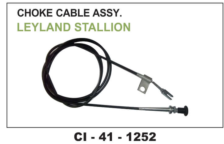 Choke Cable Assy LEYLAND STALLION - For 4 Wheeler Vehicles | Includes Warranty for Enhanced Reliability and Performance