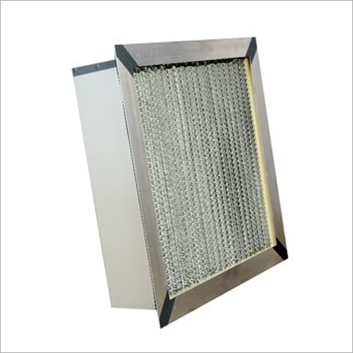 Hepa Filter - H-13/h-14 Class | Aluminium Frame, 610mmx610mmx300mm, 99.97%-99.99% Efficiency, Durable And Easy To Maintain