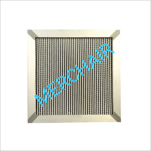 Hepa Filter - H-13/h-14 Class | Aluminium Frame, 610mmx610mmx300mm, 99.97%-99.99% Efficiency, Durable And Easy To Maintain