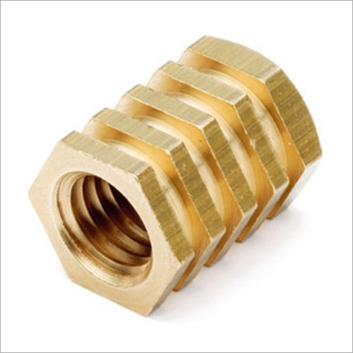 Golden Brass Hex Insert