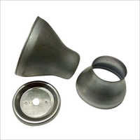 Silver Metal Cone And Plate