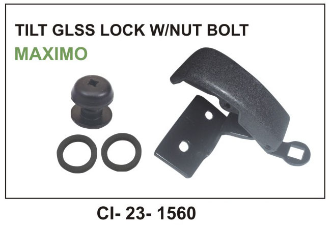 Tilt Glass Lock W/ Nut Bolt Maximo Vehicle Type: 4 Wheeler