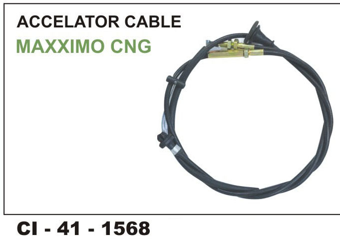 Accelator Cable Maximo Cng - High-performance Design | 4 Wheeler Compatibility, Warranty Included