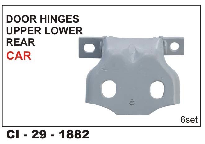 Door Hinges Upper Lower Rear CAR - Durable Metal Construction, 4-Wheeler Compatibility | Includes Warranty for Reliable Performance