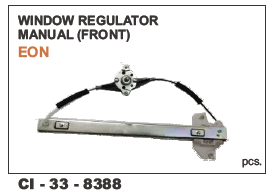 Window Regulator Manual (Front) Eon - Durable Design For 4-wheeler Vehicles | Warranty Included, Manual Operation For Easy Installation