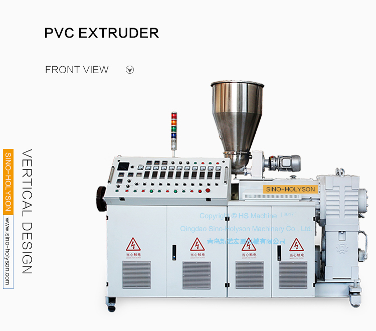 White + Light Grey Pvc Pipe Making Machine
