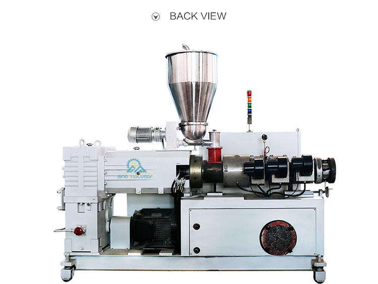 White + Light Grey Pvc Pipe Making Machine