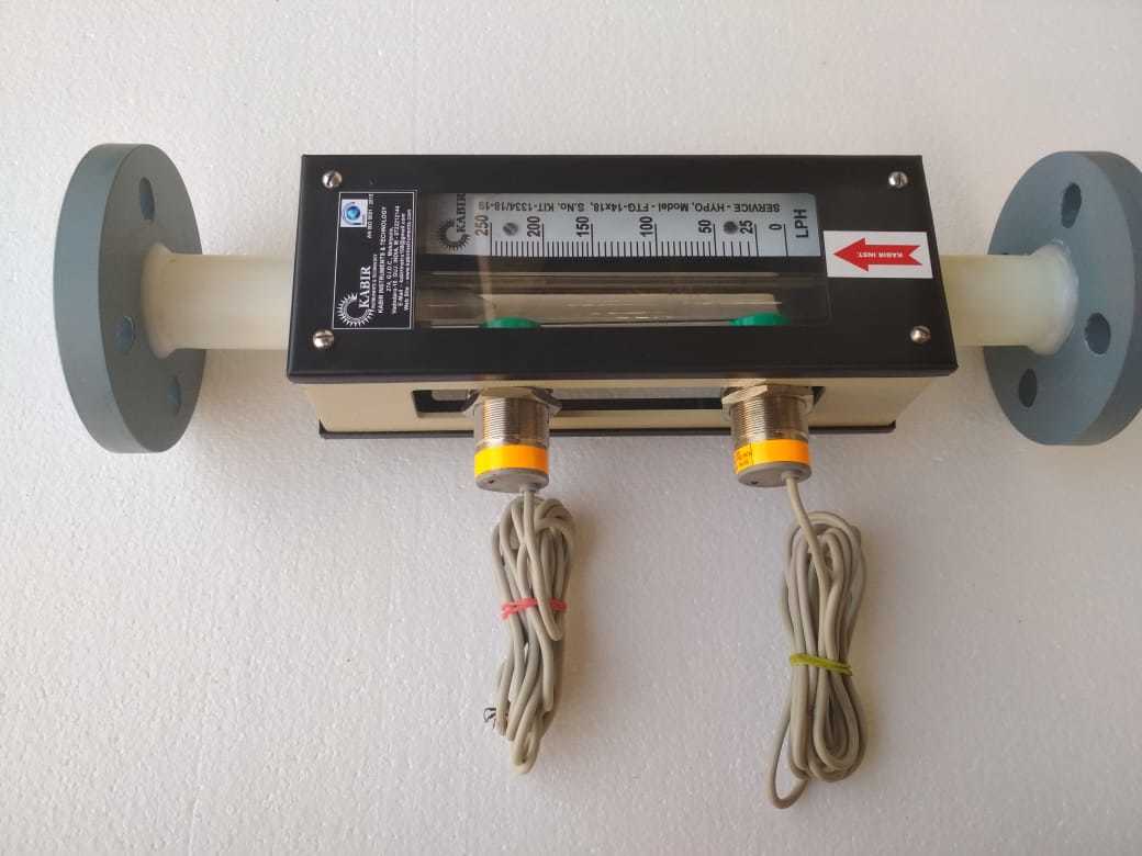 Glass Tube Rotameter - Material: Stainless Steel