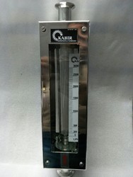 Glasstube Rotameter - Color: Black Gray