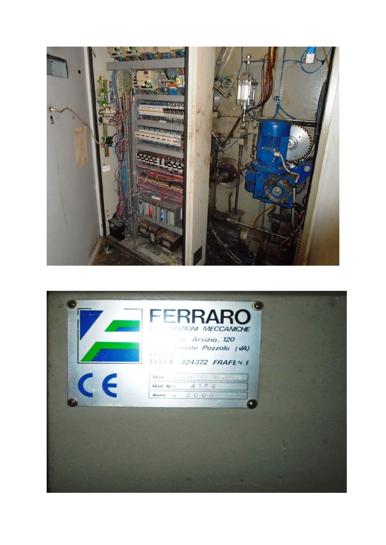 Textile Machinery Ferraro Compactor