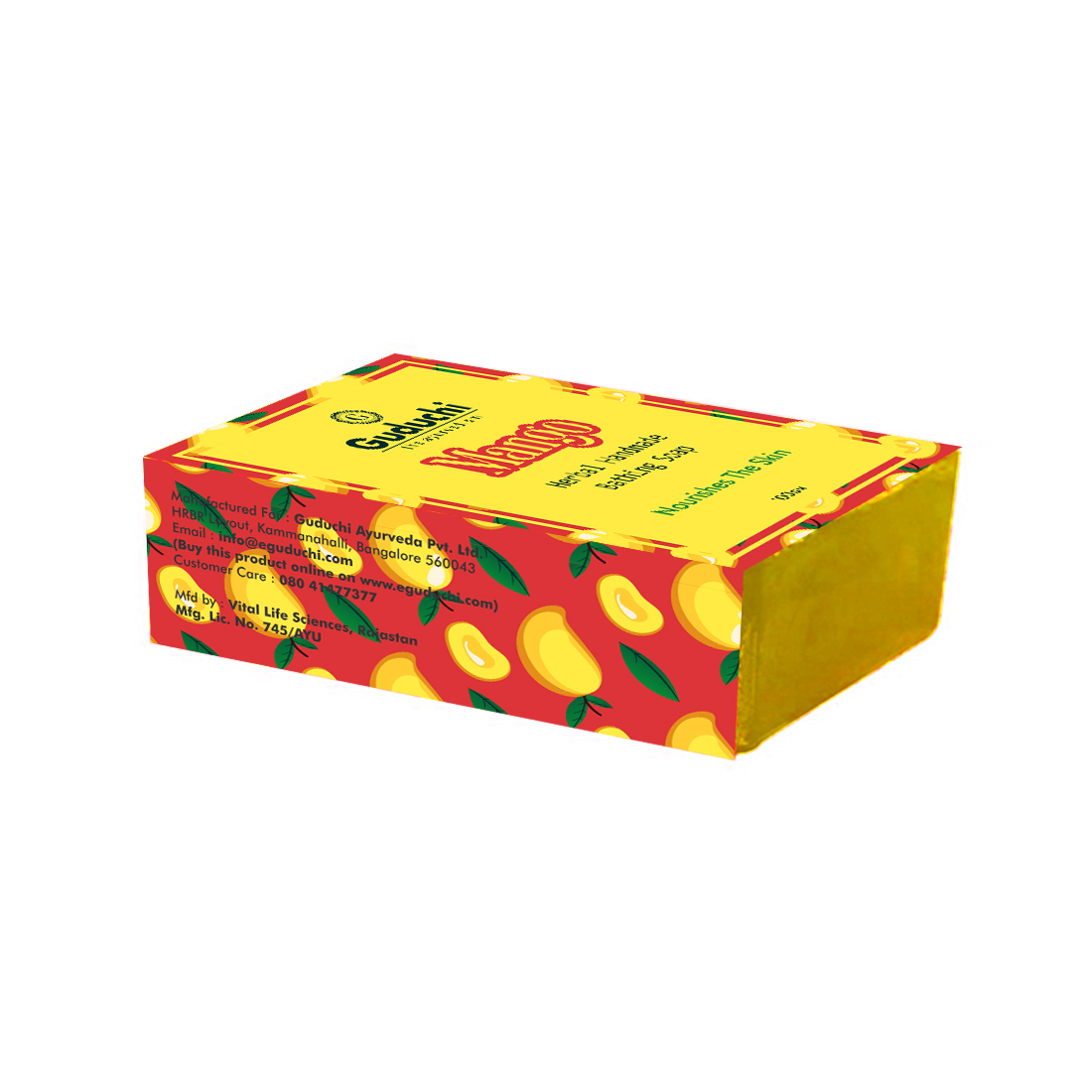 Mango Herbal Hand Made Soap Dry Place