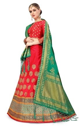 Designer Lehenga Red Colors