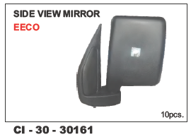 Side View Mirror EECO - Durable Design for 4-Wheeler Vehicles | Warranty Included