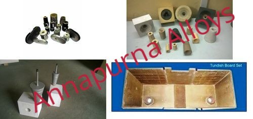Continuous Casting Refractories - Alumina, Customizable Dimensions | Density 3.2 G/cm3, Porosity 10-20%, Thermal Conductivity 1.5 W/mk, Compressive Strength 150 Mpa, Flexural Strength 80 Mpa
