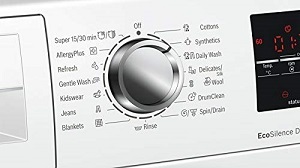 Bosch 8 Kg Front Load Washing Machine - 1400 Rpm, Silver Porcelain-coated Steel Tub, 15 Wash Programs, Fully Automatic All-in-one Washer/dryer, 2 Years Warranty