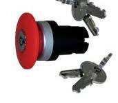 Panel Actuators And Indicators - Red, Operating Temperature -25 To +70â°c | Emergency Stop Function With Clockwise Reset