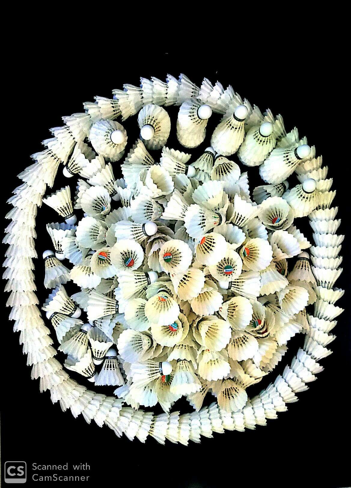 Trishul Shuttlecocks - Color: White