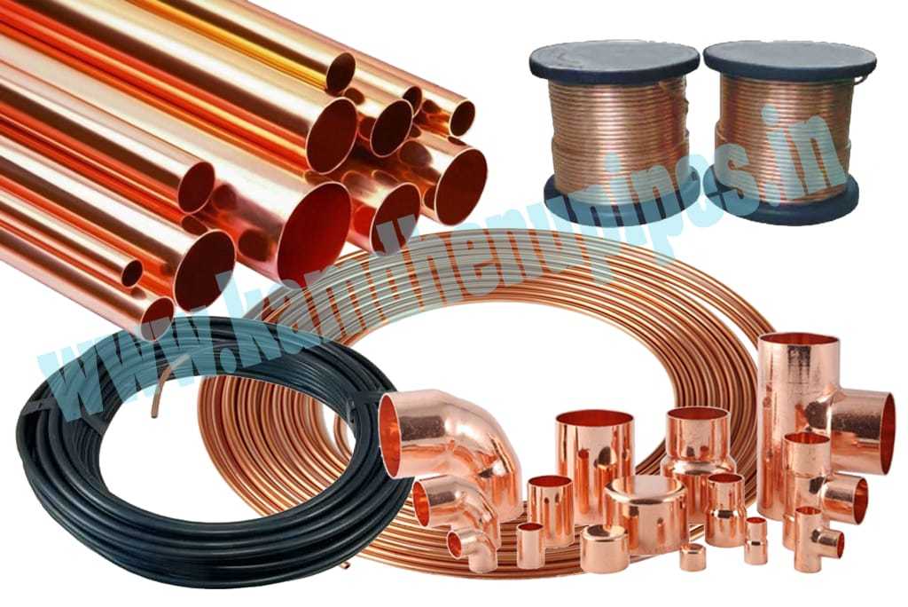 Copper Pipe And Tube - 1/4" To 3" Od Gold | Seamless Alloy Cold Drawn Metal Pipe Cap Protectors