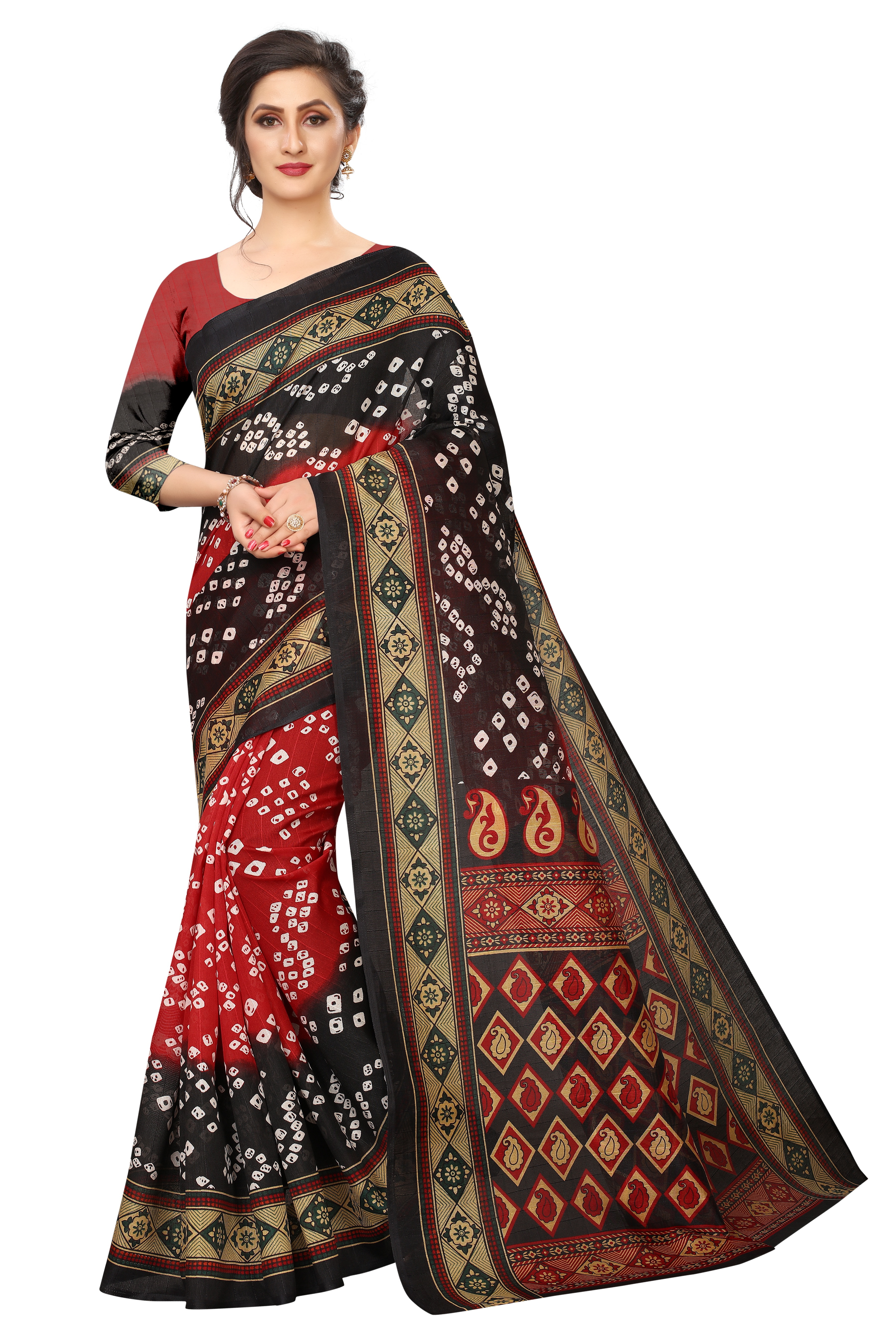 New Fancy Mysore Silk Saree - Art Silk, 5.5 Mtr Length, 0.8 Mtr Blouse, Printed Design | Laces Closure, Dry Clean Care, Year-round Style
