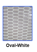 Hospital Net Curtains - 100% Polyester, Plain Style In White & Cream | Available In Circle, Oval, Square Shapes, Widths Of 43"/44" & 60"