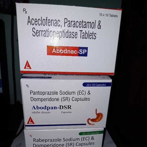 एसिक्लोफेनाक पेरासिटामोल और सेराटियोपेप्टिडेज़ टैबलेट