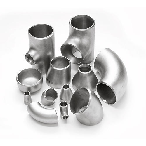 Stainless Steel Buttweld Fitting - 10mm to 400mm Sizes, Silver Round Shape | ASTM Standard, Butt Fusion Connection, Elbow Type