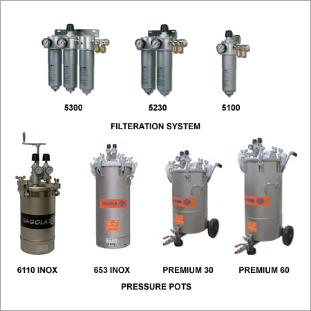 Pressure Pots & Pneumatic Mixers