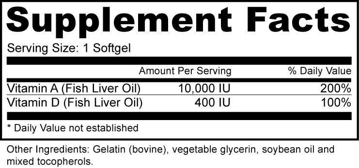 Vitamin A D Capsules