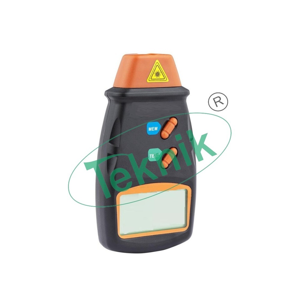 Optical Tachometer - Range 1 to 99,999, Counter Accuracy 0.05% , Powered by 4 x 1.5V AA Alkaline Batteries for Engineering Applications