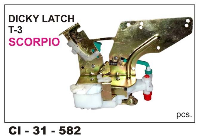 Dicky Latch T-3 Scorpio - Designed For 4 Wheeler Vehicles | Features Warranty For Enhanced Reliability And Durability