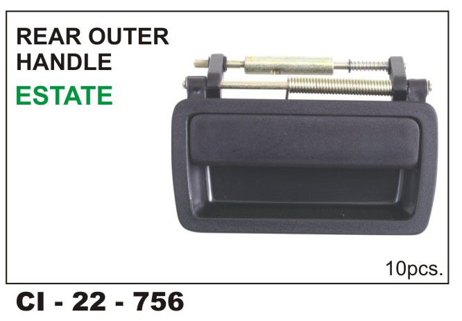 REAR Outer Handle ESTATE - Durable Alloy | Designed for 4-Wheeler Vehicles, Includes Warranty for Enhanced Reliability