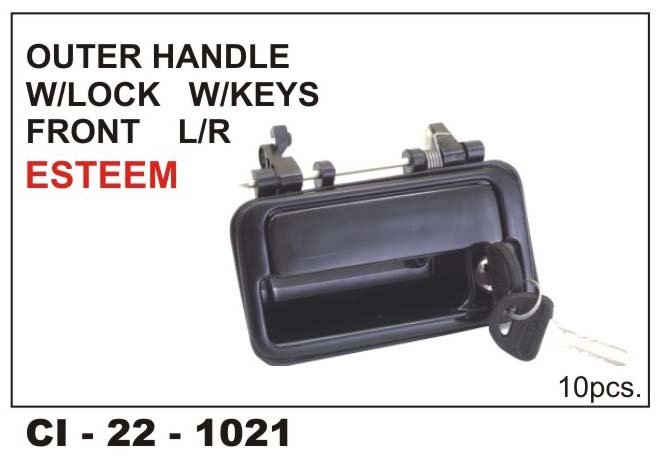 Outer Handle W/lock W/keys Front L/r Esteem - Vehicle Type: 4 Wheeler | Warranty Included, Secure Locking System, Durable Outer Handle Design